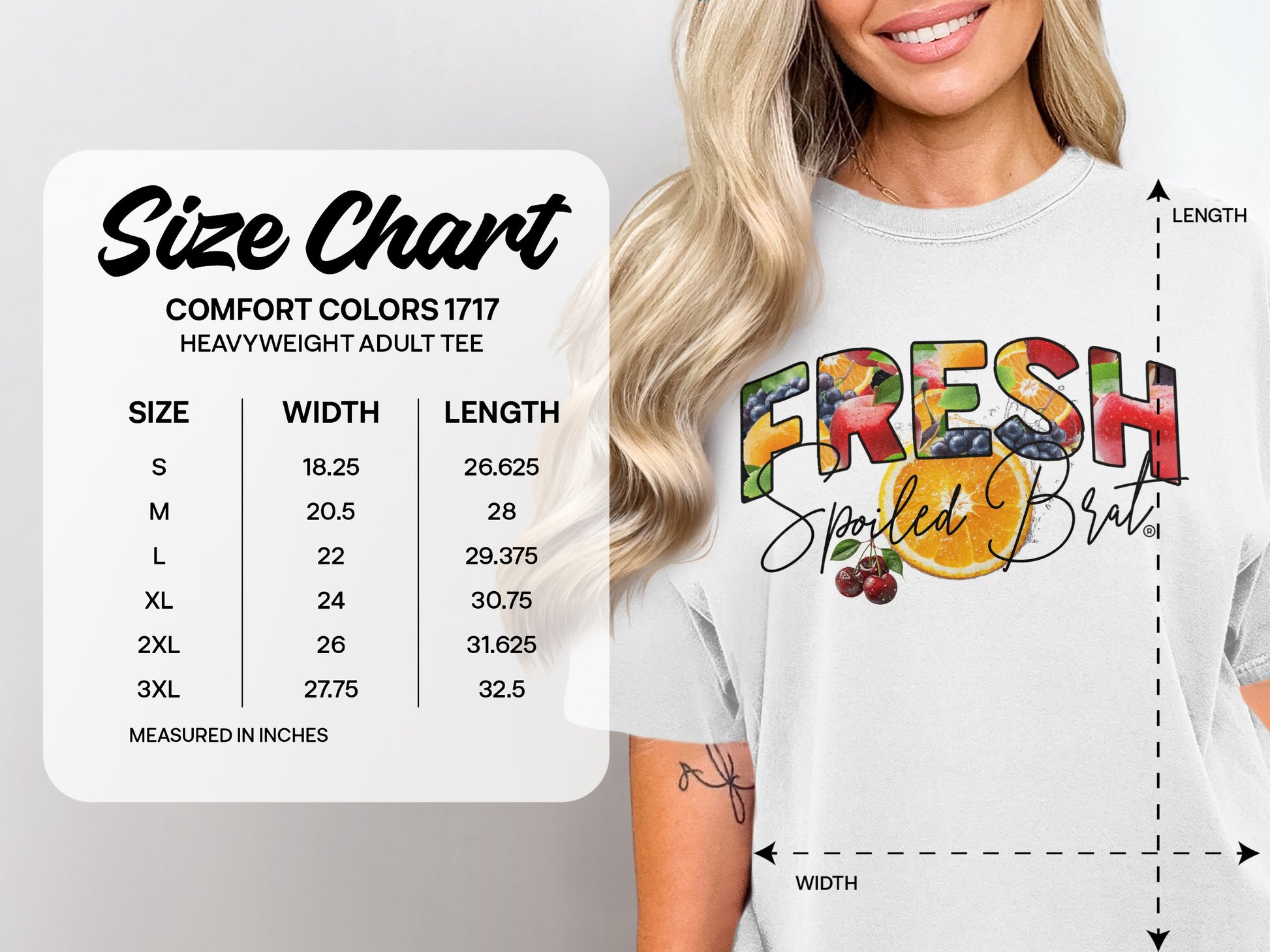 Fresh Spoiled Brat Heavyweight Adult Tee product