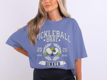 Pickleball Brat Dinker Graphic Tee Shirt product