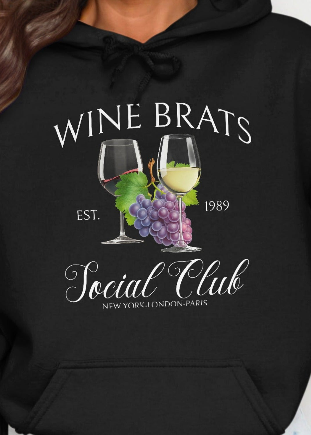 Wine Brats Social Club Est 1989 Hoodie Product