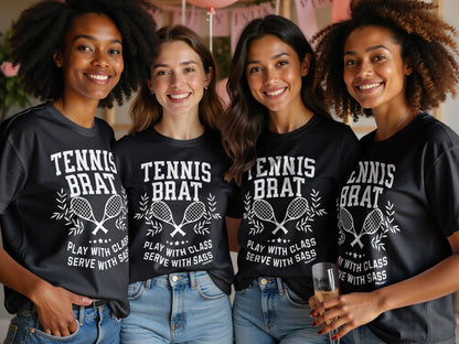 Tennis Brat Play with Class Serve with Sass Shirt product type