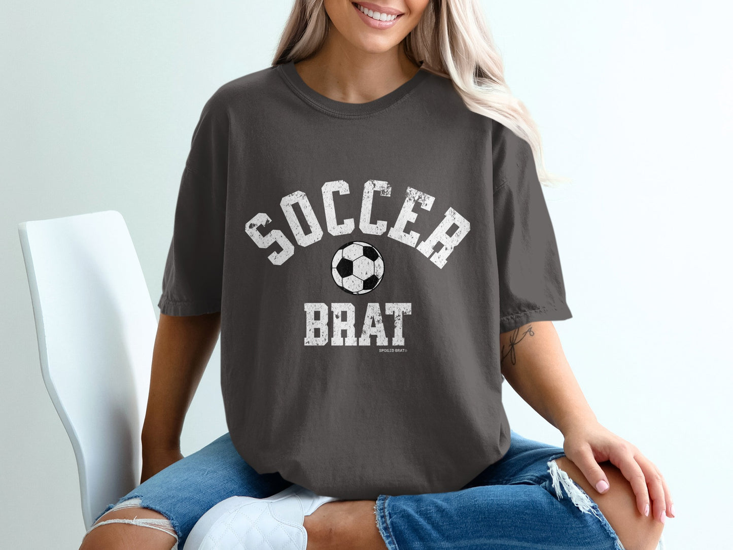 Soccer Brat Graphic Tee Shirt for Casual Wear