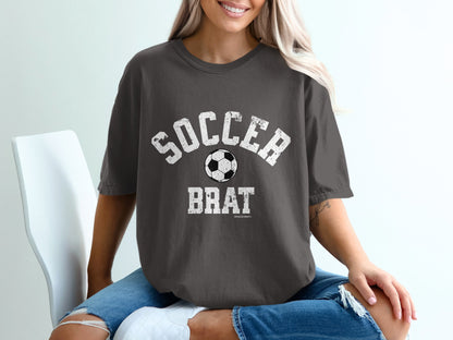 Soccer Brat Graphic Tee Shirt for Casual Wear