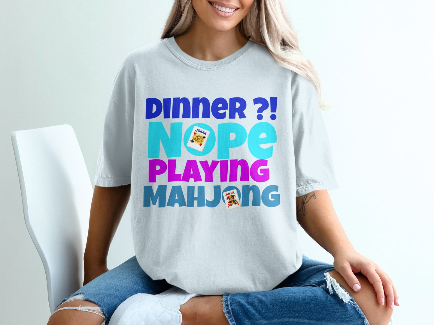 Dinner ?! Nope Playing Mahjong Game product type