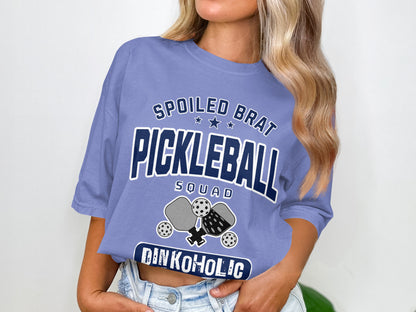 Spoiled Brat Pickleball Squad Dinkoholic T-shirt
