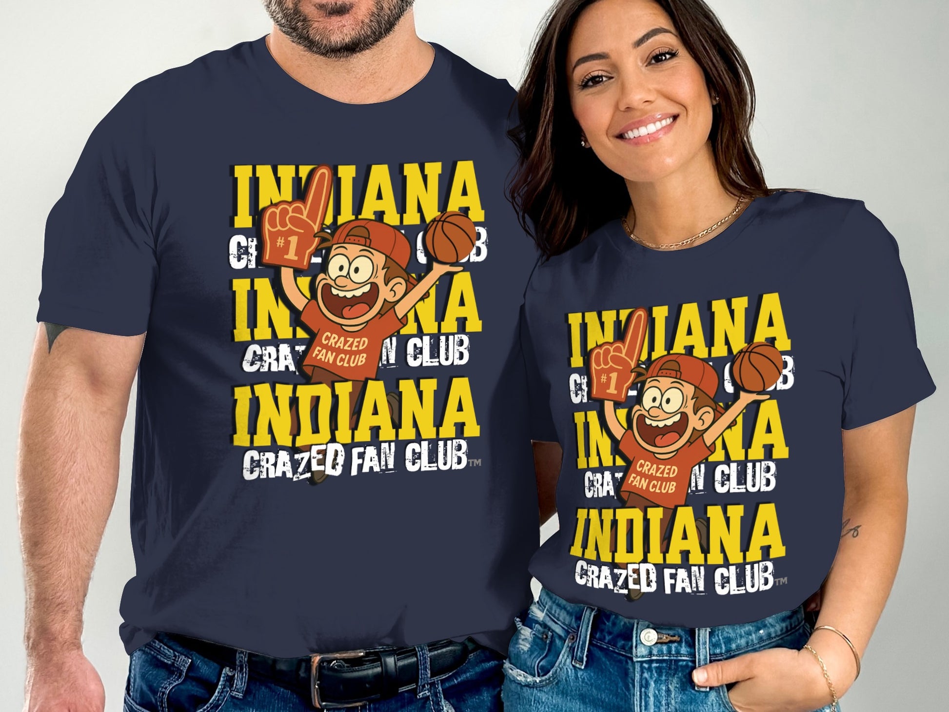 Indiana Crazed Fan Club Graphic T Shirts product type