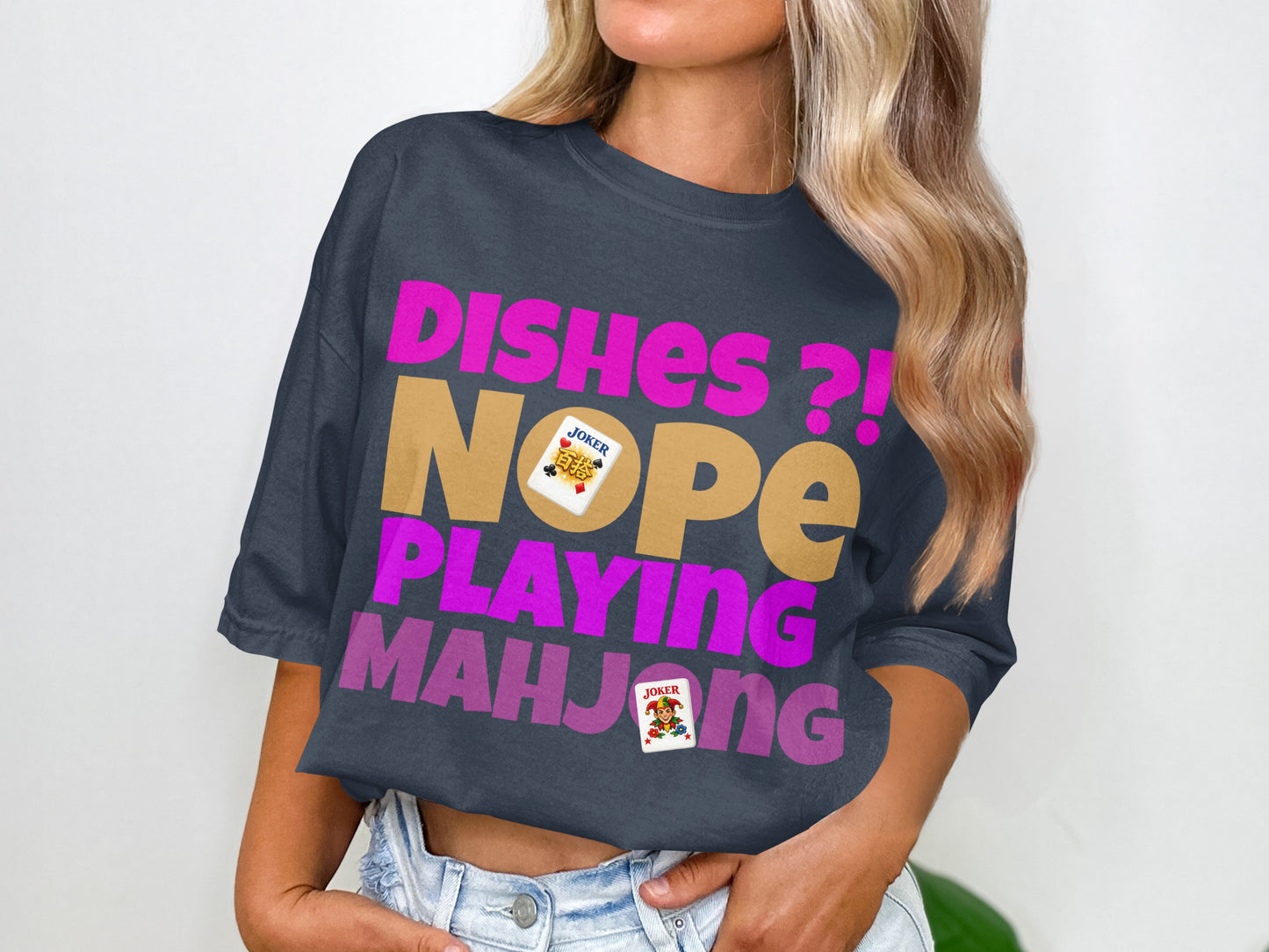 Dishes Nope Playing Mahjong Joker Tile product type
