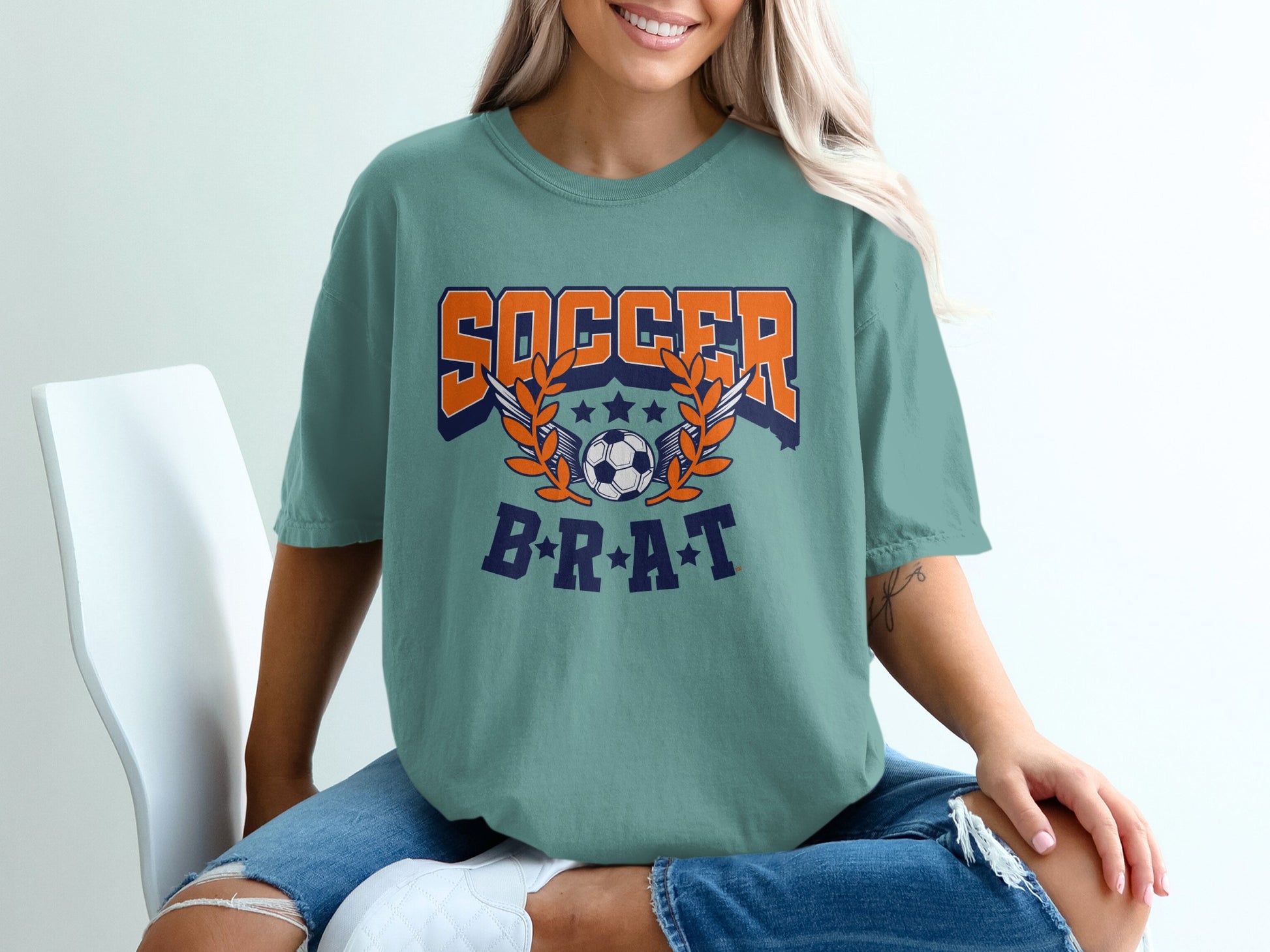 Soccer Brat Graphic Tee Vibrant Design product