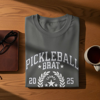 Pickleball Brat 2025 Champs Graphic T-Shirt product