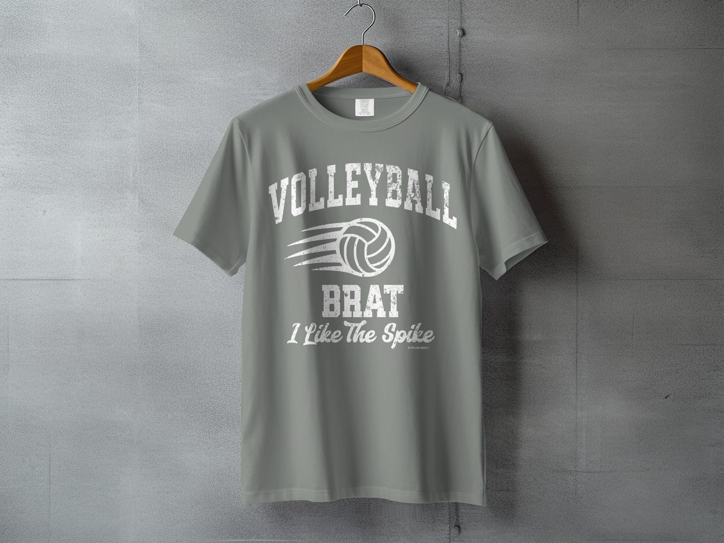 Volleyball Brat I Like the Spike Graphic T-shirt