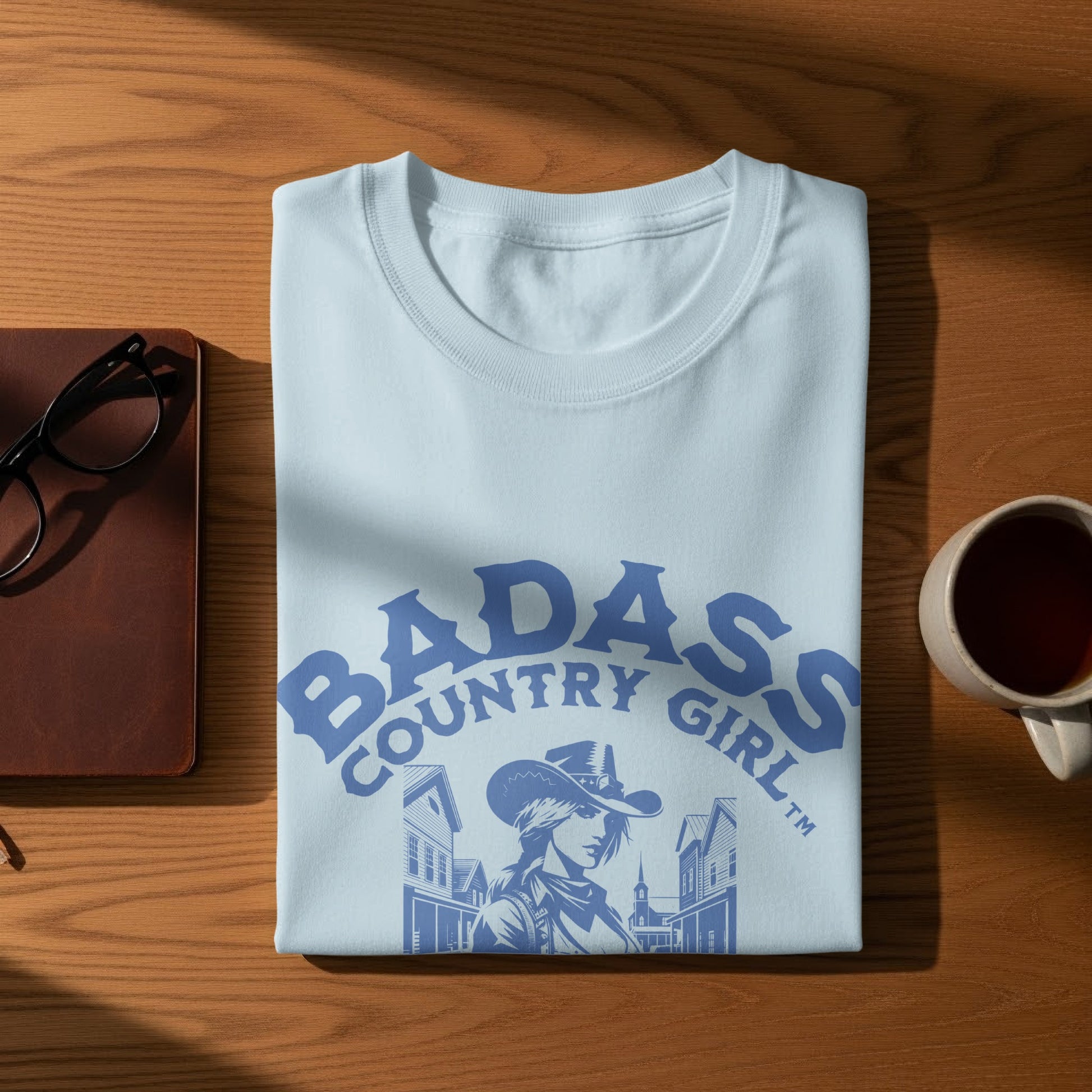 Badass Country Girl Graphic Tee Casual Wear Product