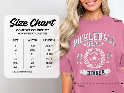 Pickleball Brat 2025 Dinker Heavyweight Adult Tee product