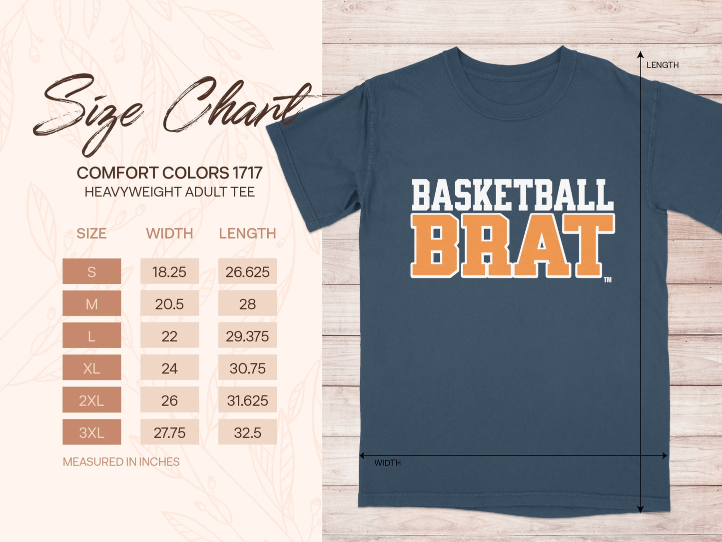 Basketball Brat Comfort Colors Tee Shirt product