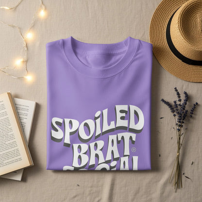 Spoiled Brat Lavender T-Shirt Casualwear Fashion product