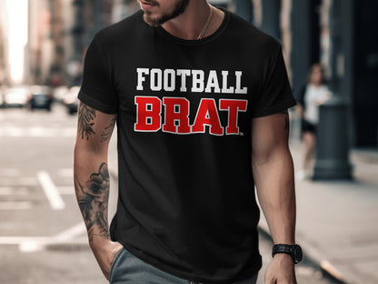Football Brat Graphic Tee Stylish Sports Fan Product