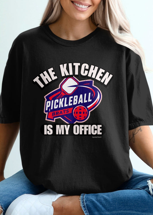 The Kitchen Is My Office Pickleball Brats T-Shirt