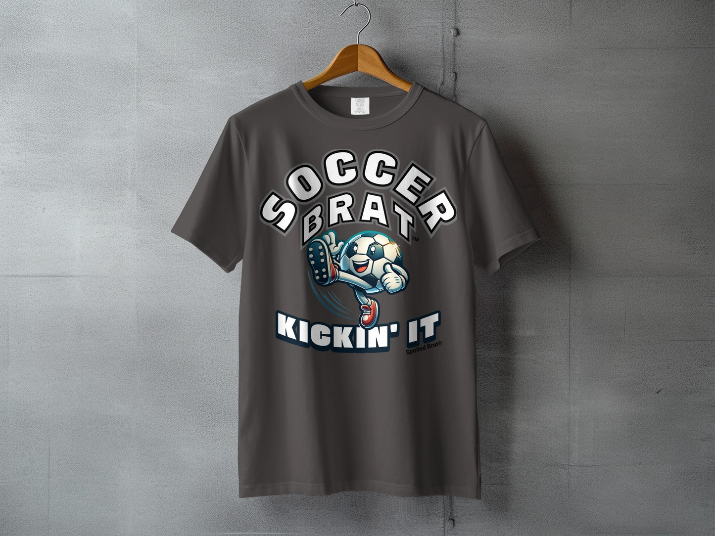 Soccer Brat Kickin' It Spoiled Brat Graphic Tee