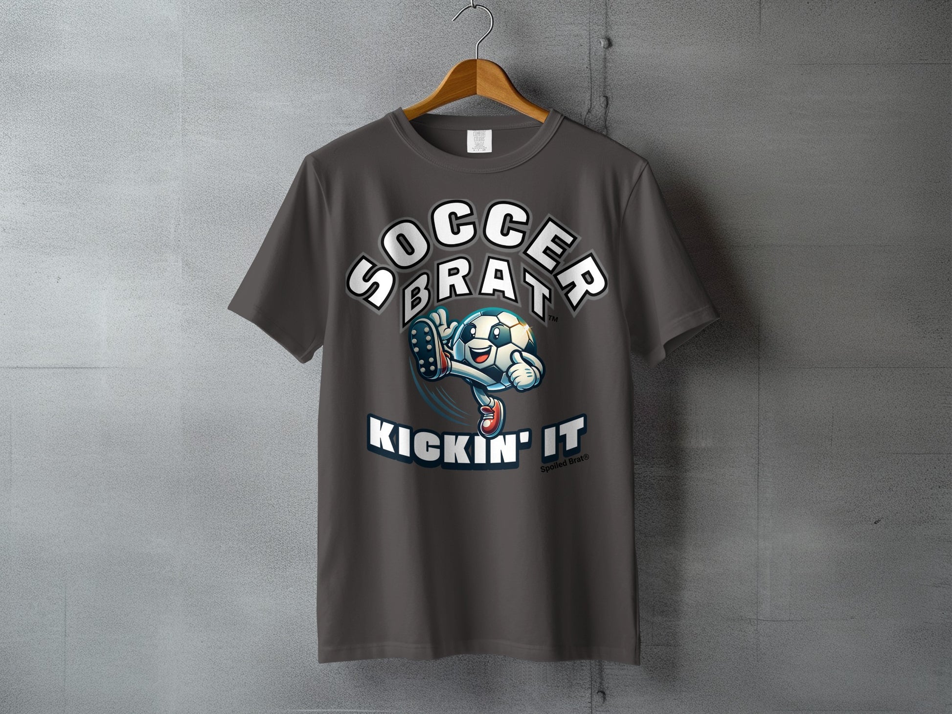 Soccer Brat Kickin' It Spoiled Brat Graphic Tee