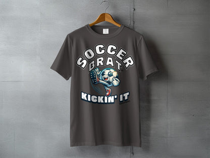 Soccer Brat Kickin' It Spoiled Brat Graphic Tee