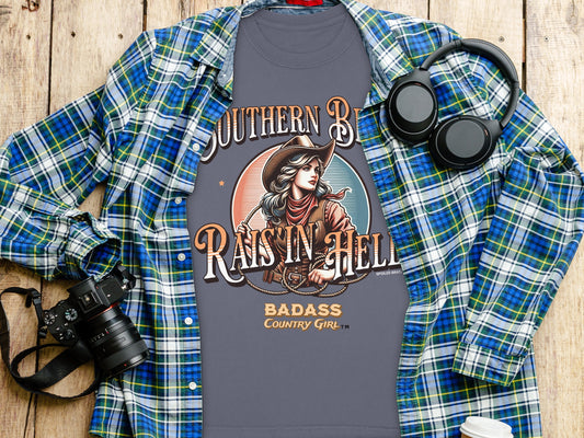 Southern Belle Raisin Hell Badass T-Shirt product type