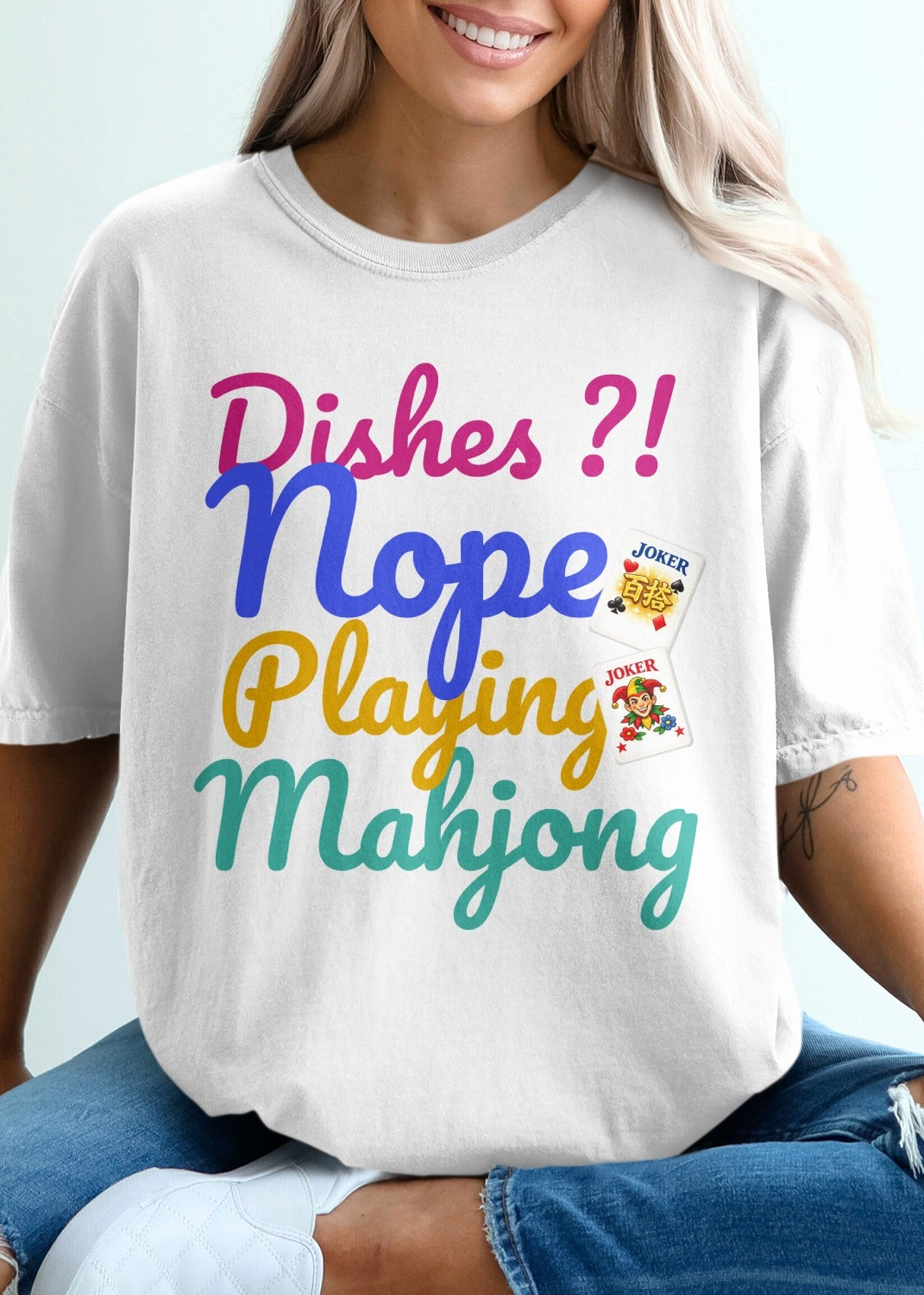 Dishes Nope Playing Mahjong Joker Cards product type