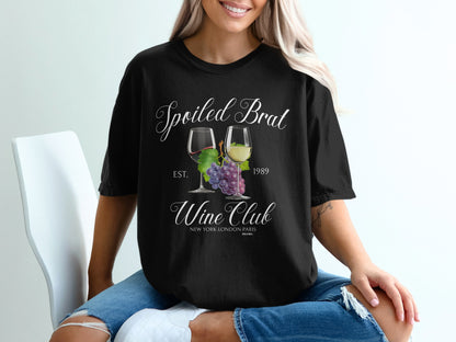 Spoiled Brat Wine Club Graphic Tee 1989 product type