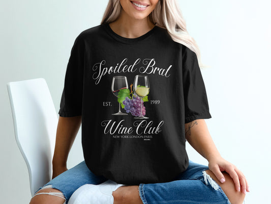 Spoiled Brat Wine Club Graphic Tee 1989 product type