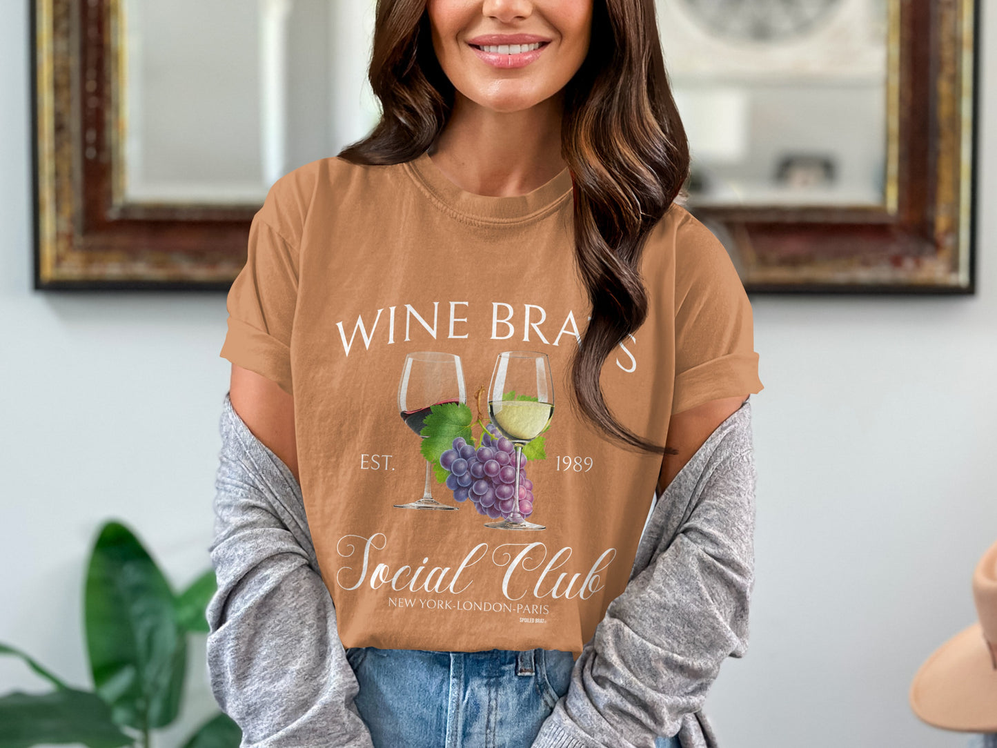 Wine Brats Social Club Graphic Tee Shirt product type