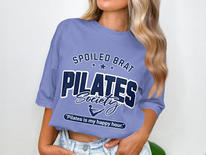 Spoiled Brat Pilates Society Happy Hour Shirt product type