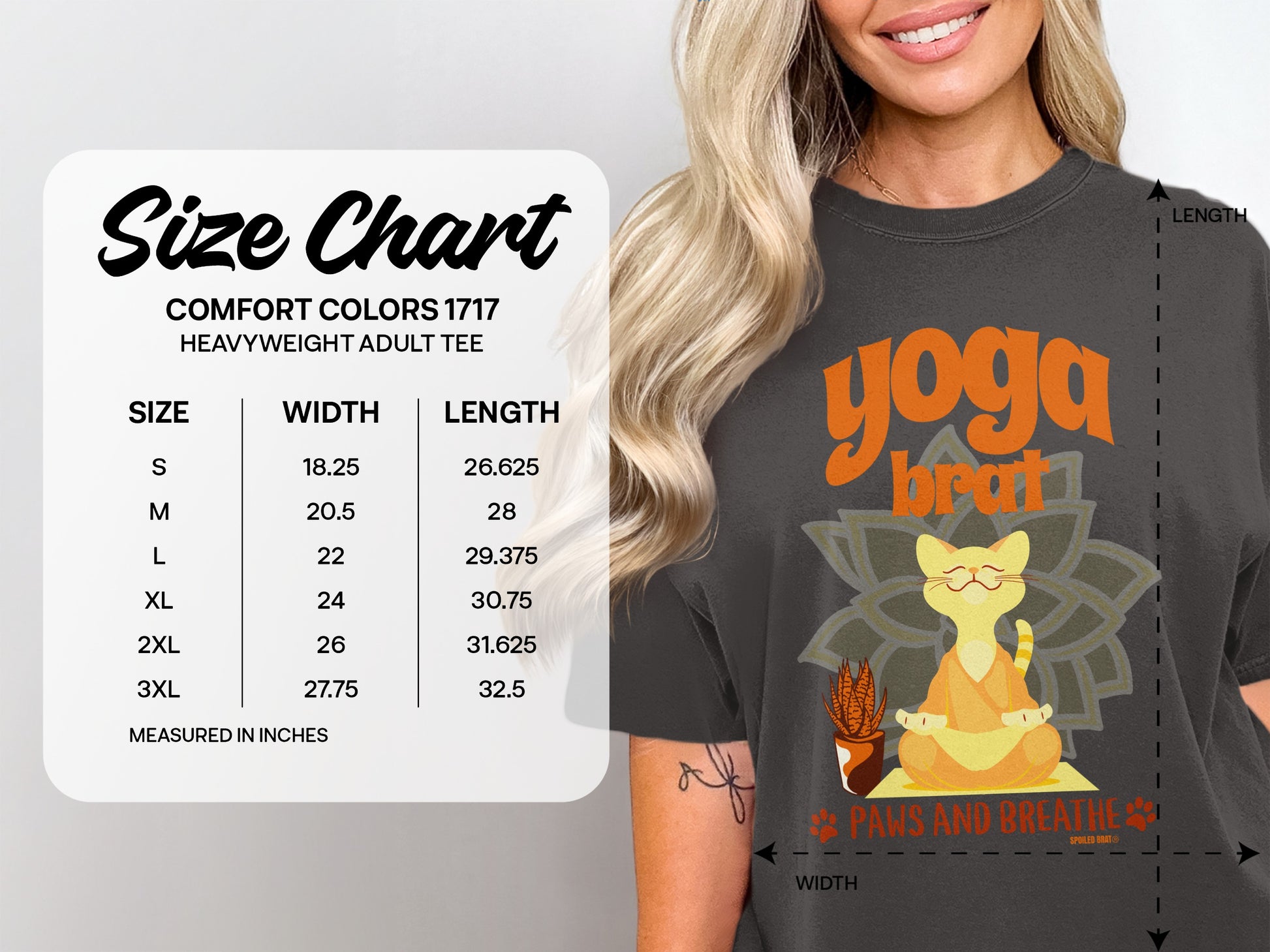 Yoga Breath Pans And Breathe Heavyweight Adult Tee product type