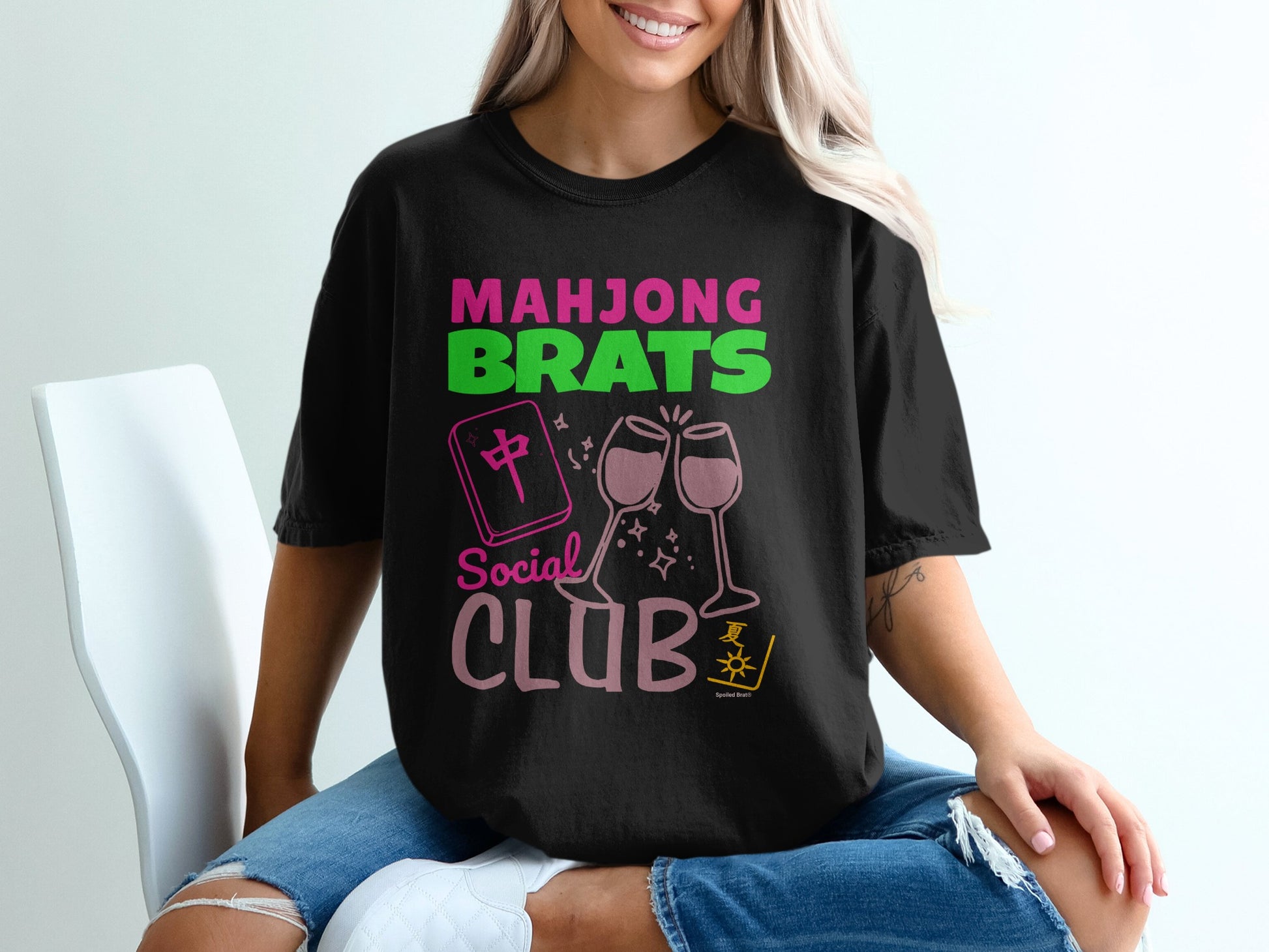 MAHJONG BRATS Social CLUB Design product type