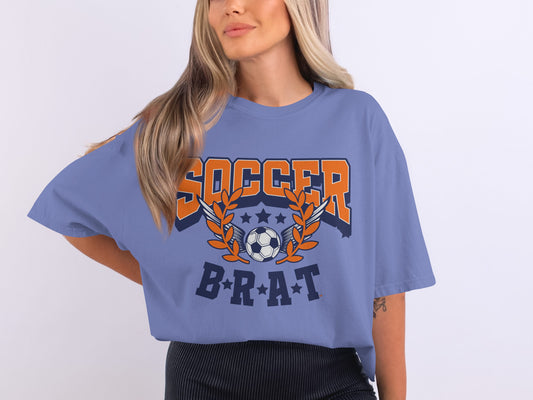 Soccer Brat Graphic Tee Casual Streetwear product type